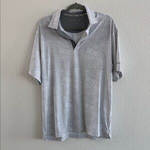 2 for $50 - Walter Hagen Light Gray Polo Shirt
